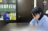 Екатерина Кирсанова на допросе
