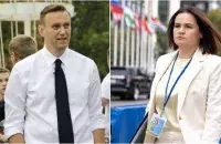 Алексей Навальный и Светлана Тихановская
