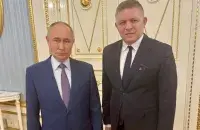 Владимир Путин и Роберт Фицо
