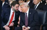Вице-президент Джей Ди Вэнс и президент Дональд Трамп
