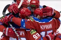 Хоккеисты "Юности"
