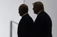 Дональд Трам і Уладзімір Пуцін
