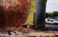В Гродно обвалилась стена железнодорожного моста
