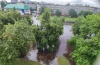 Ливень в Гомеле
