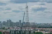 Башня-глушилка в Минске
