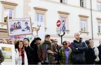 Протест в Литве против того, чтобы представитель "Зари Немана" руководил культурой в стране.
