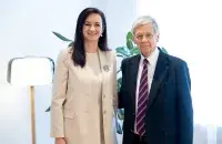 Инга Ругинене и Джон Коул
