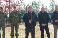 Мартин Кервиньский на открытии противодронового кластера
