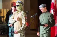 Светлана Тихановская и белорусские добровольцы
