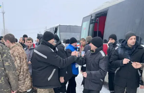 Освобождённые из российского плена / t.me/ermaka2022
