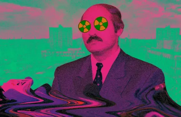 Лукашэнка марыць хутчэй "адрадзіць" забруджаныя землі / калаж Улада Рубанава, Еўрарадыё
