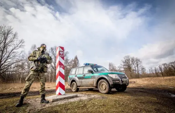 Польский пограничник / twitter.com/Straz_Graniczna
