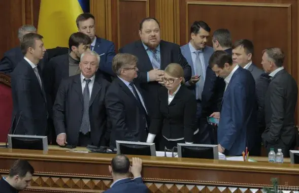 Юлия Тимошенко не уходила даже в перерыве / unian.net​