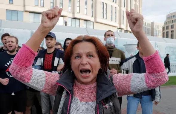 Во время протестов в Минске / Reuters​