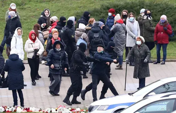 Задержание в Минске, 15 ноября 2020-го / Reuters​