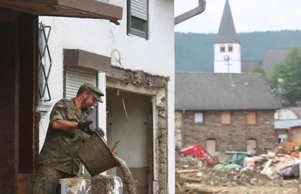 Наступствы паводкі ў Германіі / гэта і наступныя фота&nbsp;Reuters