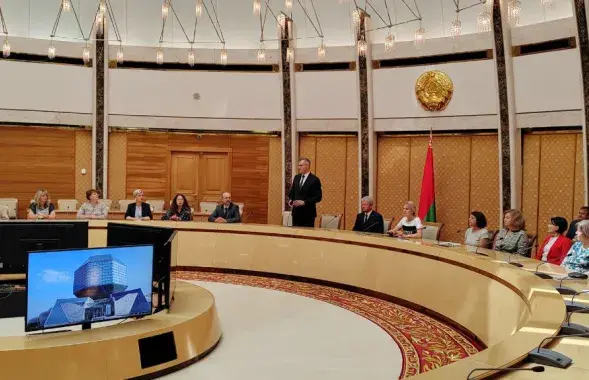 Вадзім Гігін на новай пасадзе / t.me/minkultrb/
