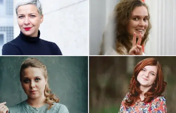 Политзаключённые Мария Колесникова, Екатерина Андреева, Марфа Рябкова и Данута Передня / https://twitter.com/Tsihanouskaya
