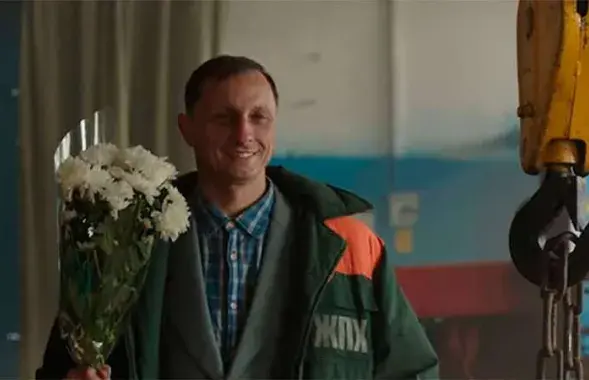 Вадим Галыгин, кадр из клипа "8 сакавіка"