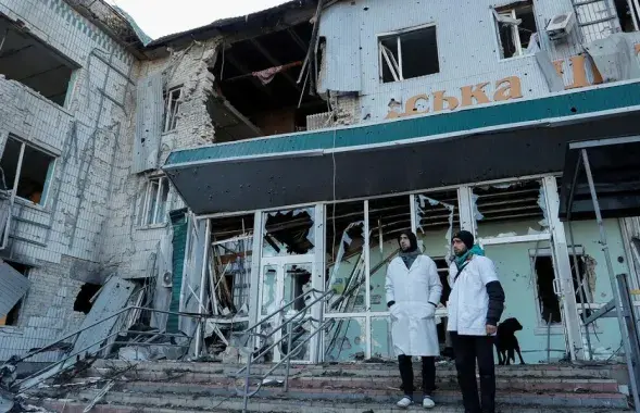 Больница в Украине после российского ракетного удара / Reuters
