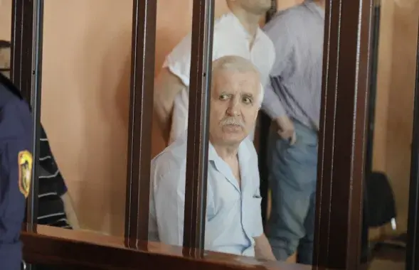 Рыгор Кастусёў на судзе
