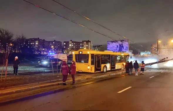 На месте аварии / t.me/gaiminsk
