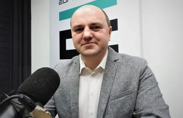 Егор Лебедок в студии Еврорадио
