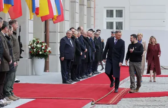 Сустрэча ў Варшаве, 5 красавіка 2023-га / https://twitter.com/prezydentpl
