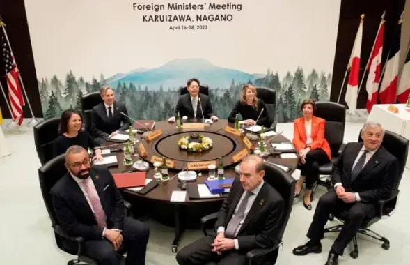 Пасяджэнне G7 / Reuters
