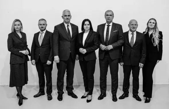 Святлана Ціханоўская і яе Аб'яднаны Пераходны Кабінет / t.me/CabinetBelarus
