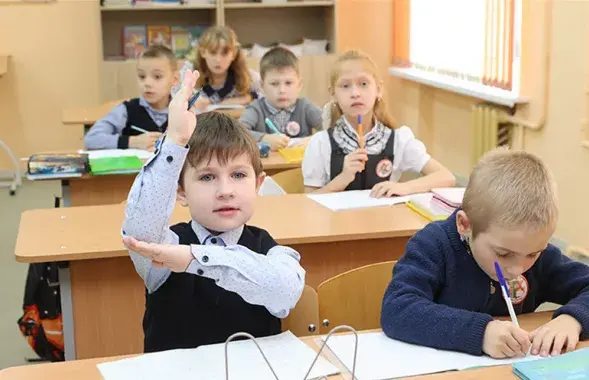 Беларускія школьнікі / БЕЛТА
