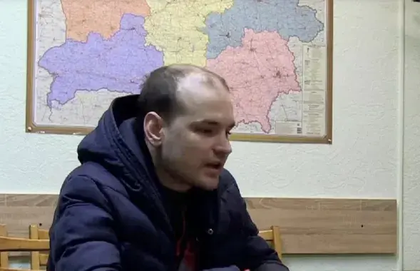 Задержанный сказал, что он — украинский гражданин / Скриншот видео
