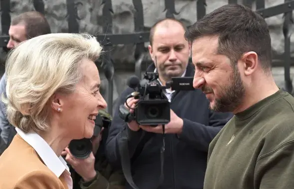 Урсула фон дер Ляйен и Владимир Зеленский. Киев, 2 февраля 2023-го / https://twitter.com/vonderleyen
