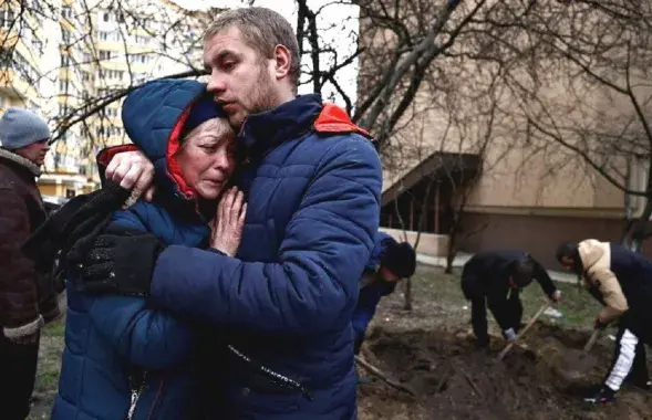 У Бучы пасля вызвалення / Reuters
