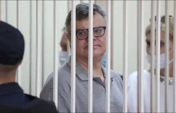 Віктар Бабарыка на судзе / Reuters
