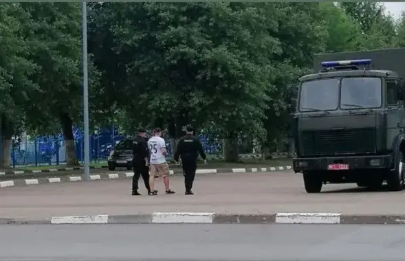 Задержание болельщика​
