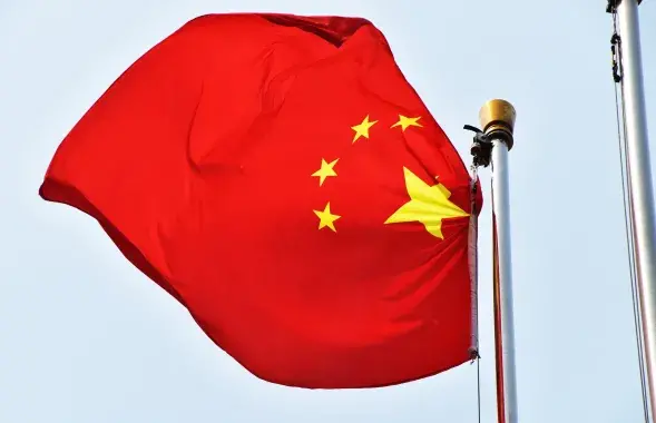 The flag of China
