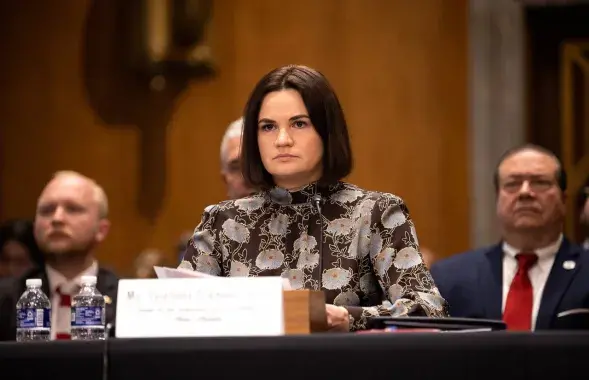 Святлана Ціханоўская выступіла ў Кангрэсе ЗША / tsikhanouskaya.org
