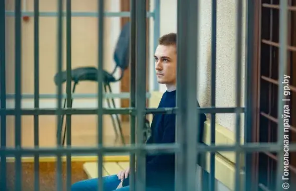 Никита Слепенок в суде​ / gp.by