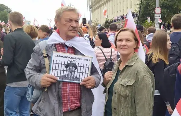 Олег Давыденко c супругой Натальей / фото из соцсетей
