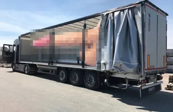 В Россию не пускали фуру с фаллоимитаторами / фотоколлаж ganc-chas.by
