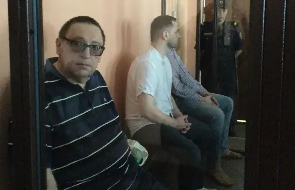 Александр Федута на суде
