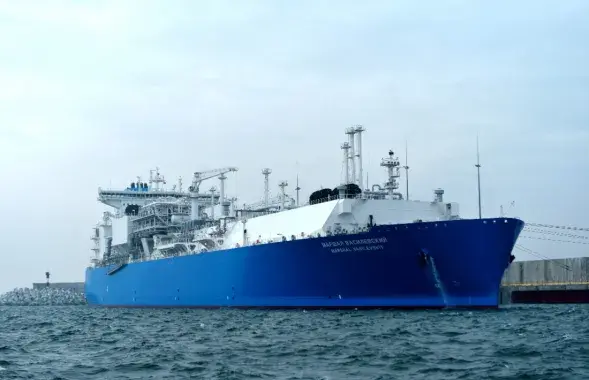 Плывучая рэгазіфікацыйная ўстаноўка "Маршал Васілеўскі" / gazprom.ru