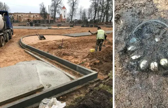 "Добраўпарадкаванне тэрыторыі" і знаходка каля Гальшанскага замка / Яўген Уласавец