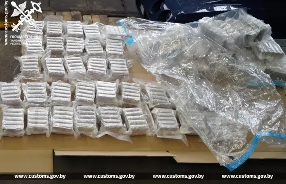 Литовец вёз в Беларусь 73 кг гашиша&nbsp;/ customs.gov.by
