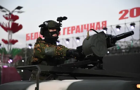 Во время одного из прошлых парадов в Минске / Из архива Еврорадио​