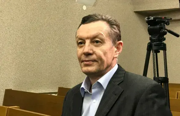 Уладзімір Краўчонак у зале суда. Фота: Анастасія Бойка / Еўрарадыё​