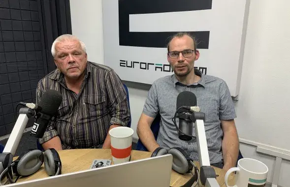 Экологи Сергей Зуёнок и Константин Чикалов / Еврорадио