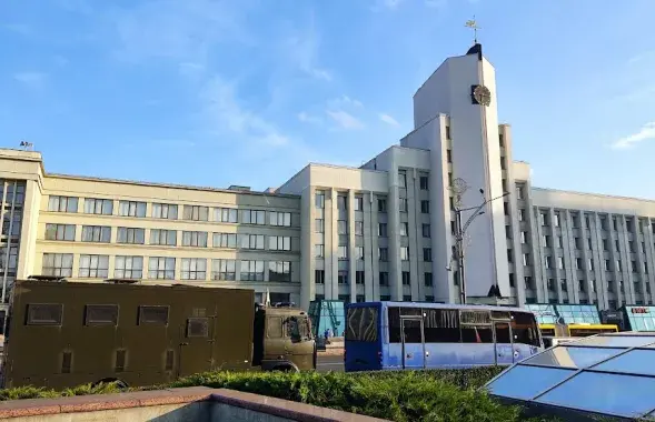 Автозак на площади Независимости / Из архива Еврорадио​