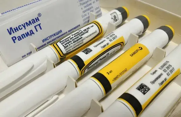 Прэпарат "Інсуман рапід" /&nbsp;diabetiya.ru